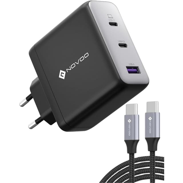120W USB C Ladegerät GaN 3-Port Schnellladegerät für MacBook iPad iPhone