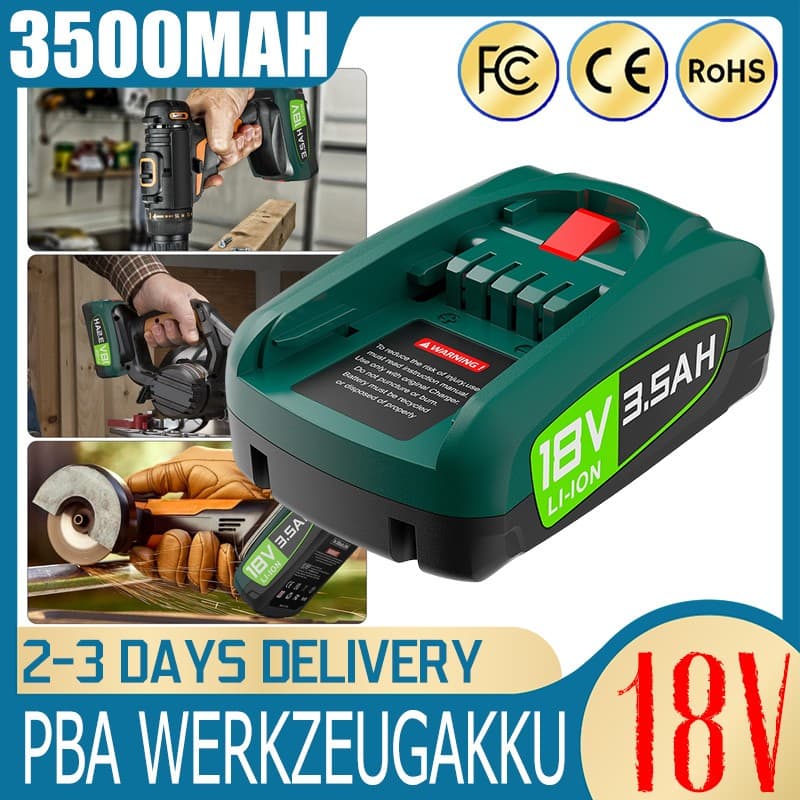 Für Bosch PBA Akku 3.5Ah Professional 18V W-C 1600A02CK7 1600A011T8 Original DHL