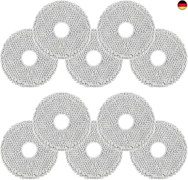 VIEWALL 10 Stück Wischmopp für Dreame L10s Pro Ultra Heat/X40 Ultra/X50 U