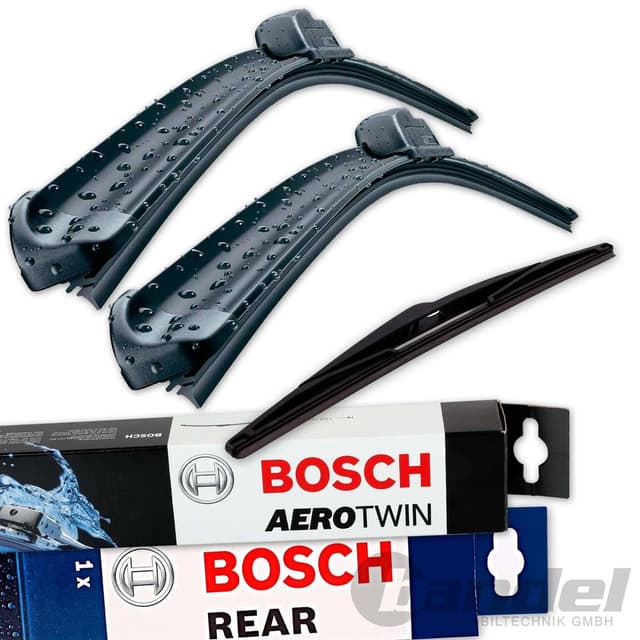 BOSCH AEROTWIN SCHEIBENWISCHER VORNE + HINTEN passend für OPEL CORSA E 2014-2019